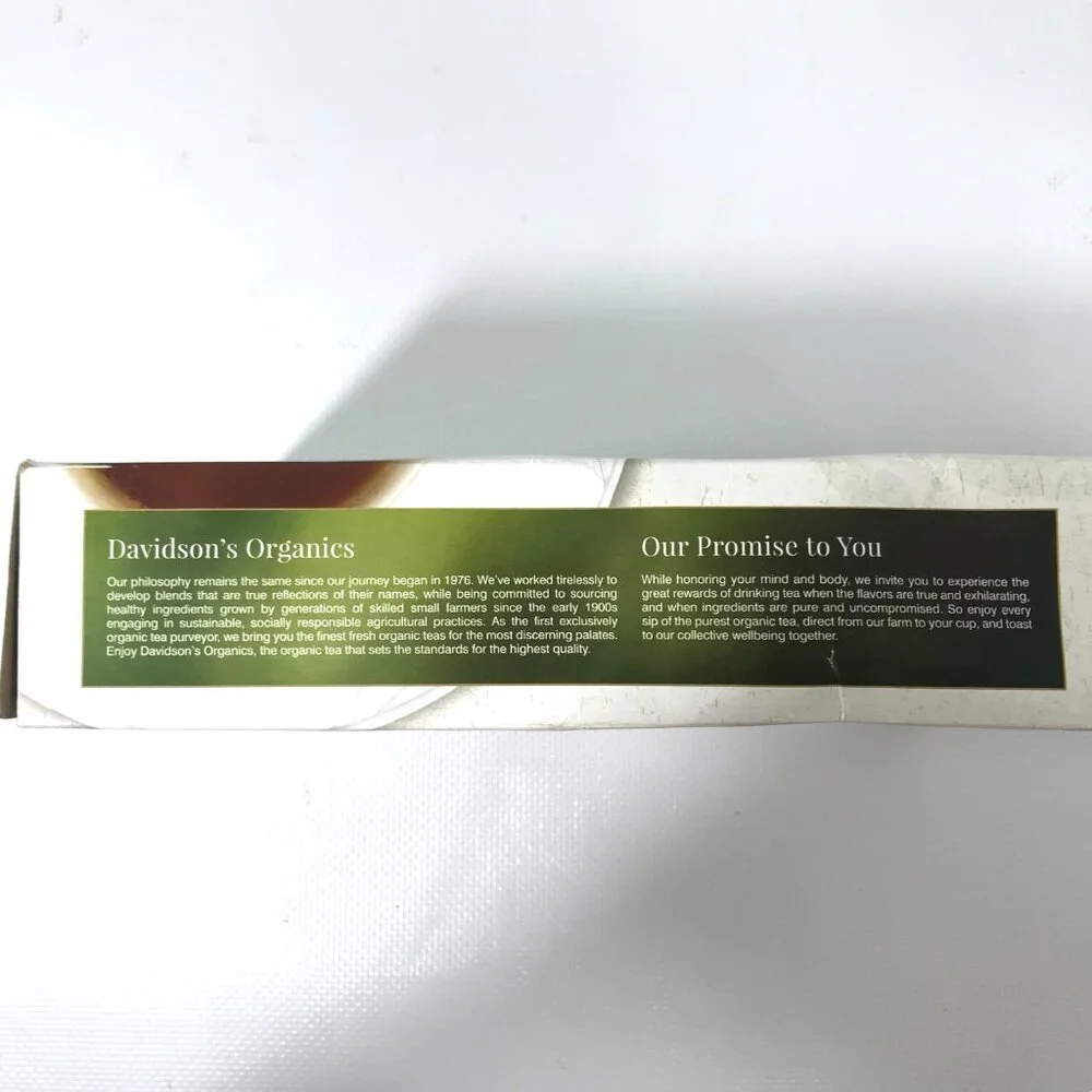Davidson's Organics Tea Guayusa Energy Kosher Tea Bags, 100 Count